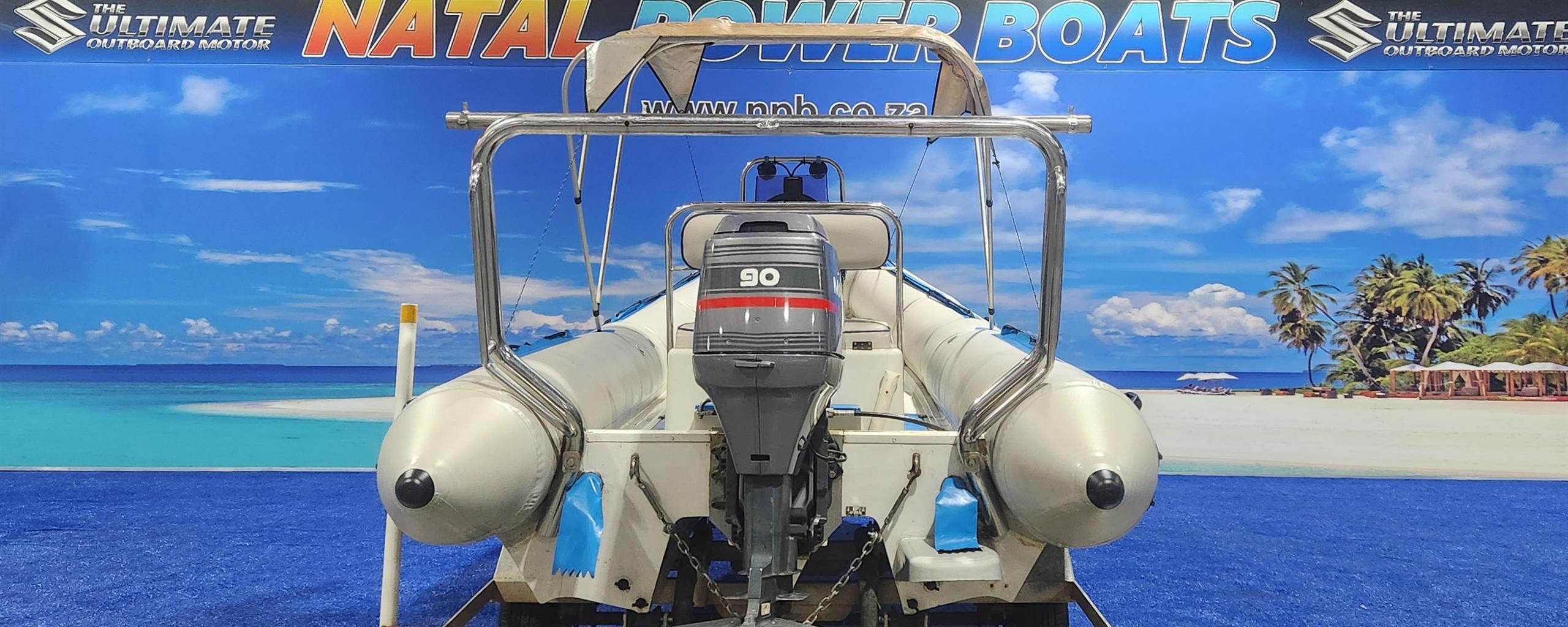 SUPERDUCK 560 CAT 90 HP MARINER
