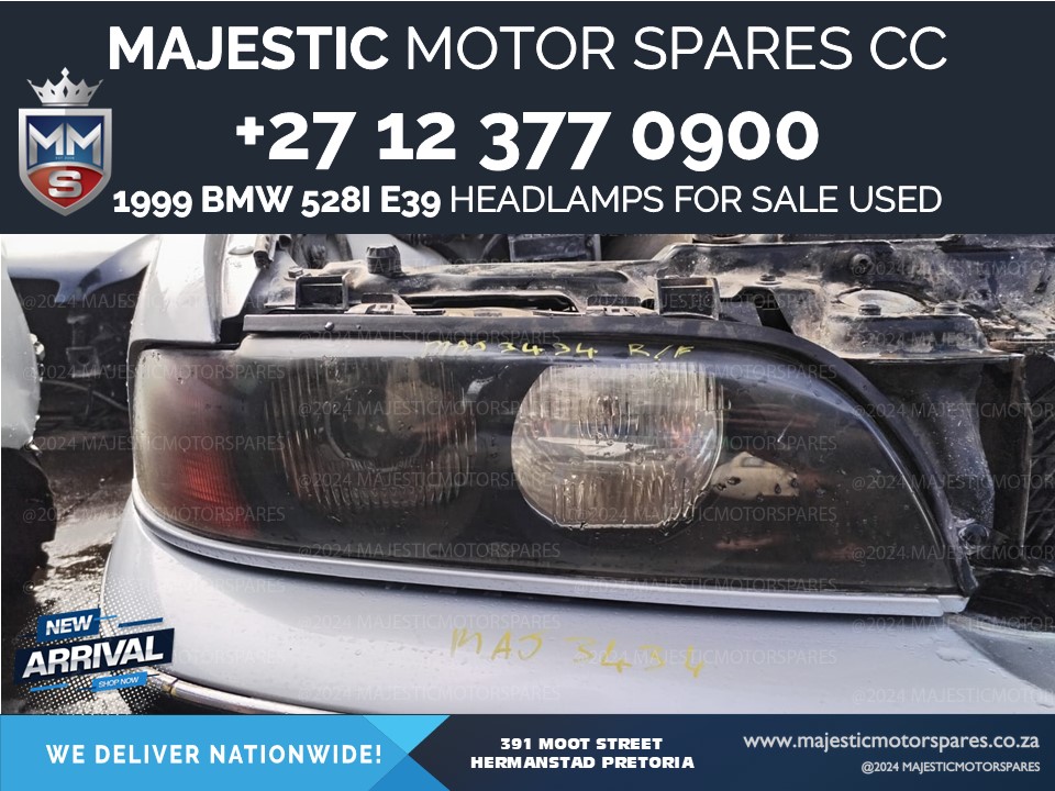 1999 bmw 528i e39 headlamps for sale used - Private Seller