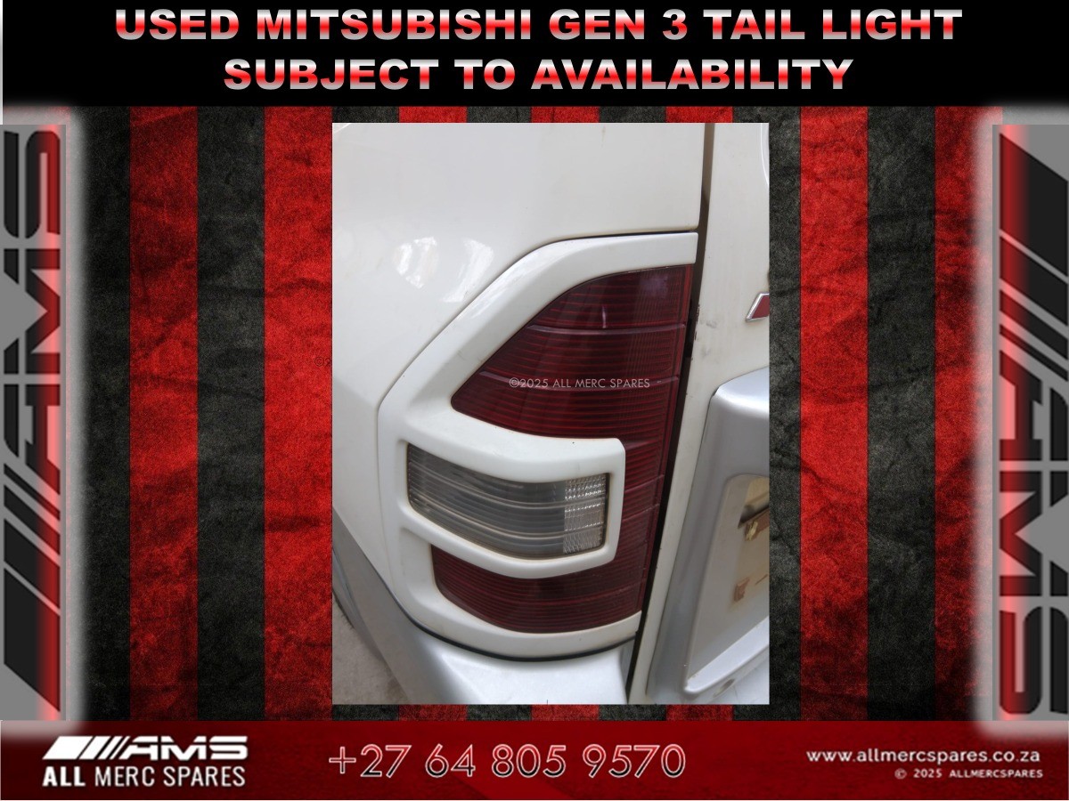 USED MITSUBISHI GEN 3 TAIL LIGHT – SUBJECT TO AVAILABILITY - Private Seller USED MITSUBISHI GEN 3 TAIL LIGHT – SUBJECT TO AVAILABILITY - Private Seller