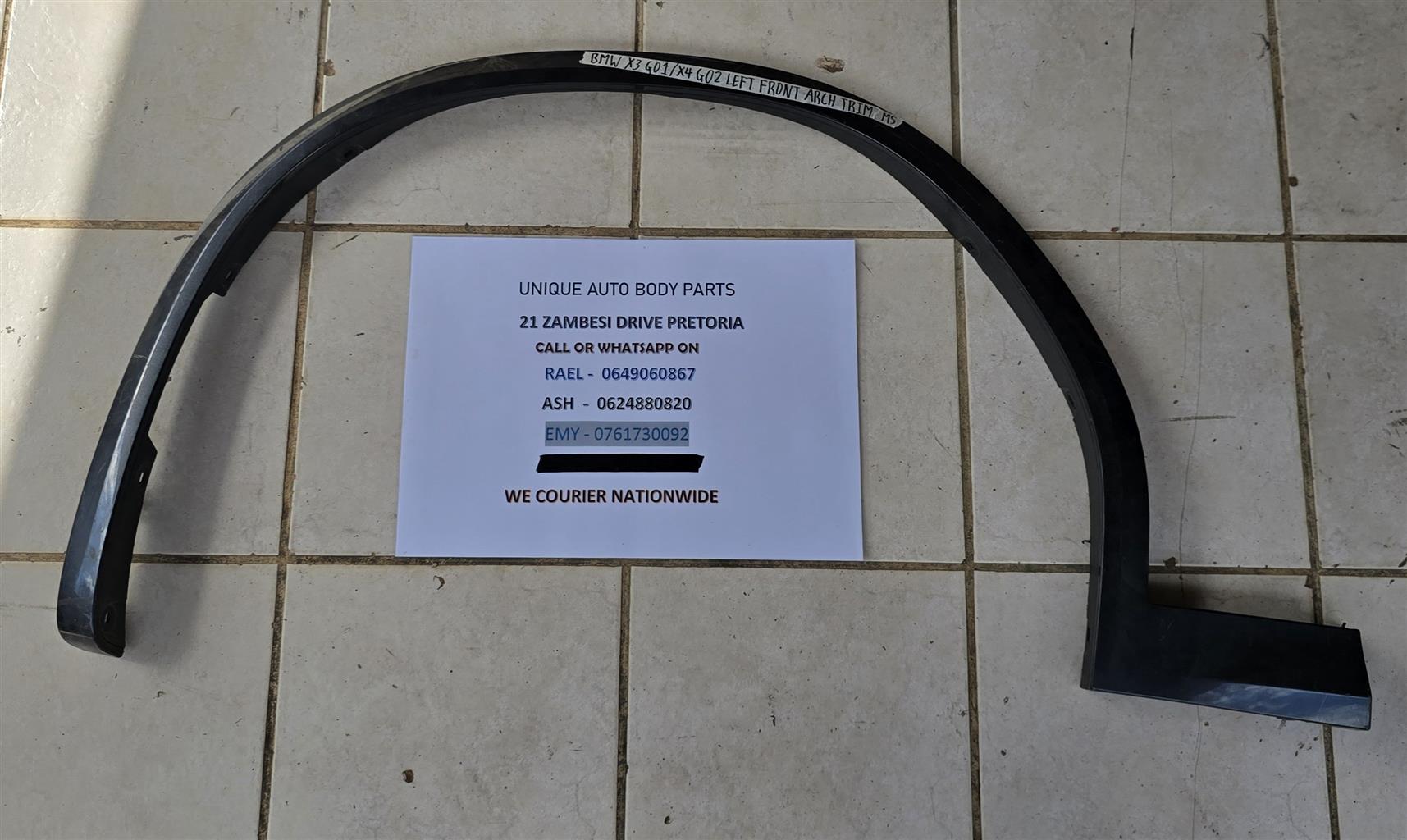 BMW X4 G02 / X3 G01 Front Left Wheel Arch M5 BMW X4 G02 / X3 G01 Front Left Wheel Arch M5