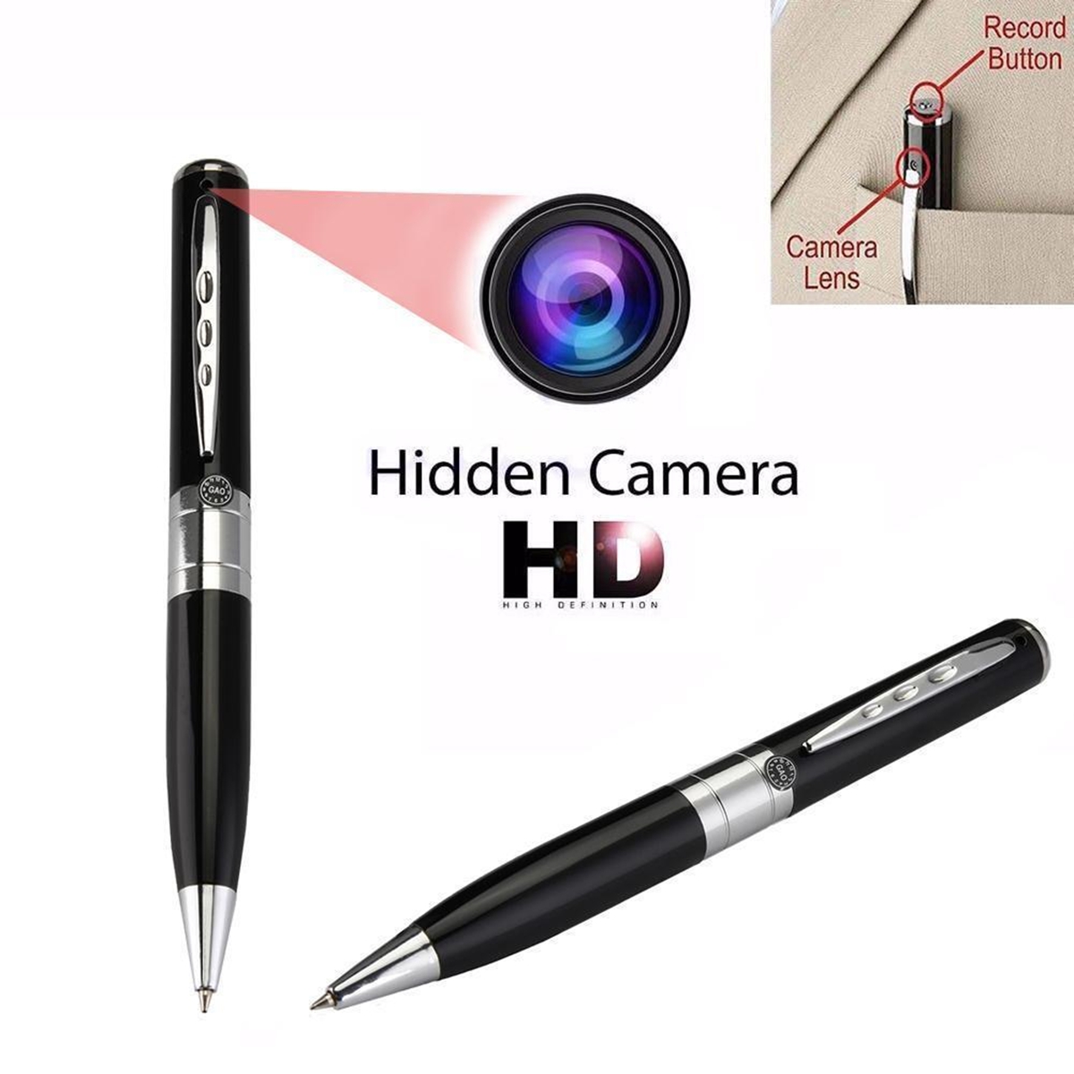 Spy Pen Digital Colour Video Audio Recorder with Micro SD Card Slot. Brand New Products. Spy Pen Digital Colour Video Audio Recorder with Micro SD Card Slot. Brand New Products.