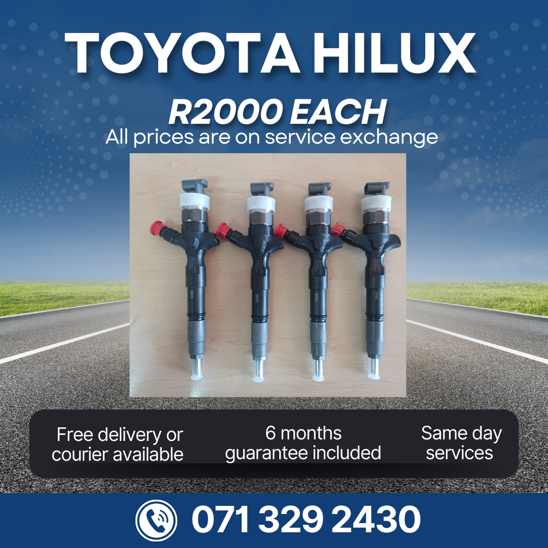 TOYOTA HILUX DIESEL INJECTORS FOR SALE WITH WARRANTY - Private Seller TOYOTA HILUX DIESEL INJECTORS FOR SALE WITH WARRANTY - Private Seller