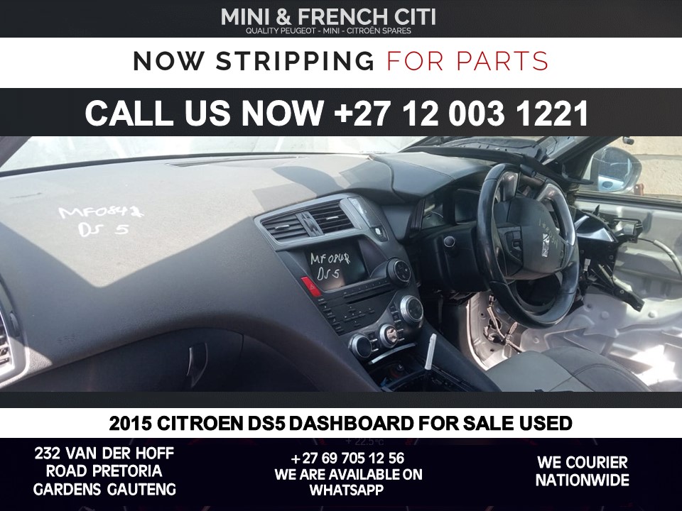 2015 Citroen DS5 dashboard for sale used - Private Seller 2015 Citroen DS5 dashboard for sale used - Private Seller