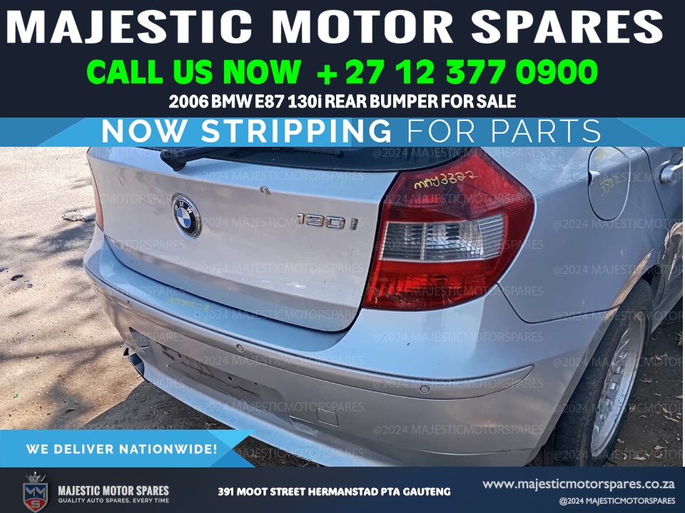 2006 BMW 130i rear bumper Second Hand for sale SILVER
