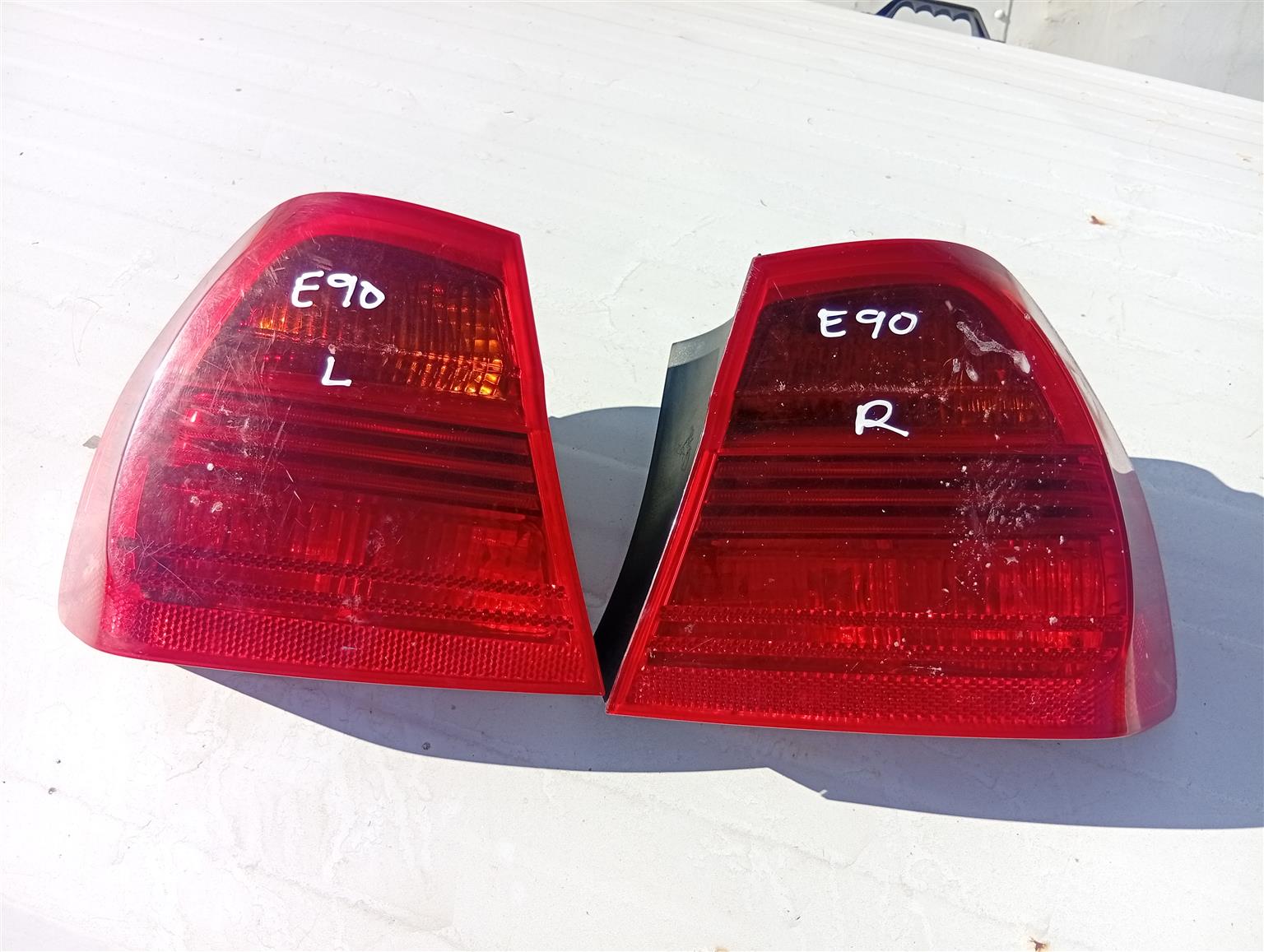 BMW E90 left and right tail   lights for sale in good condition - Private Seller