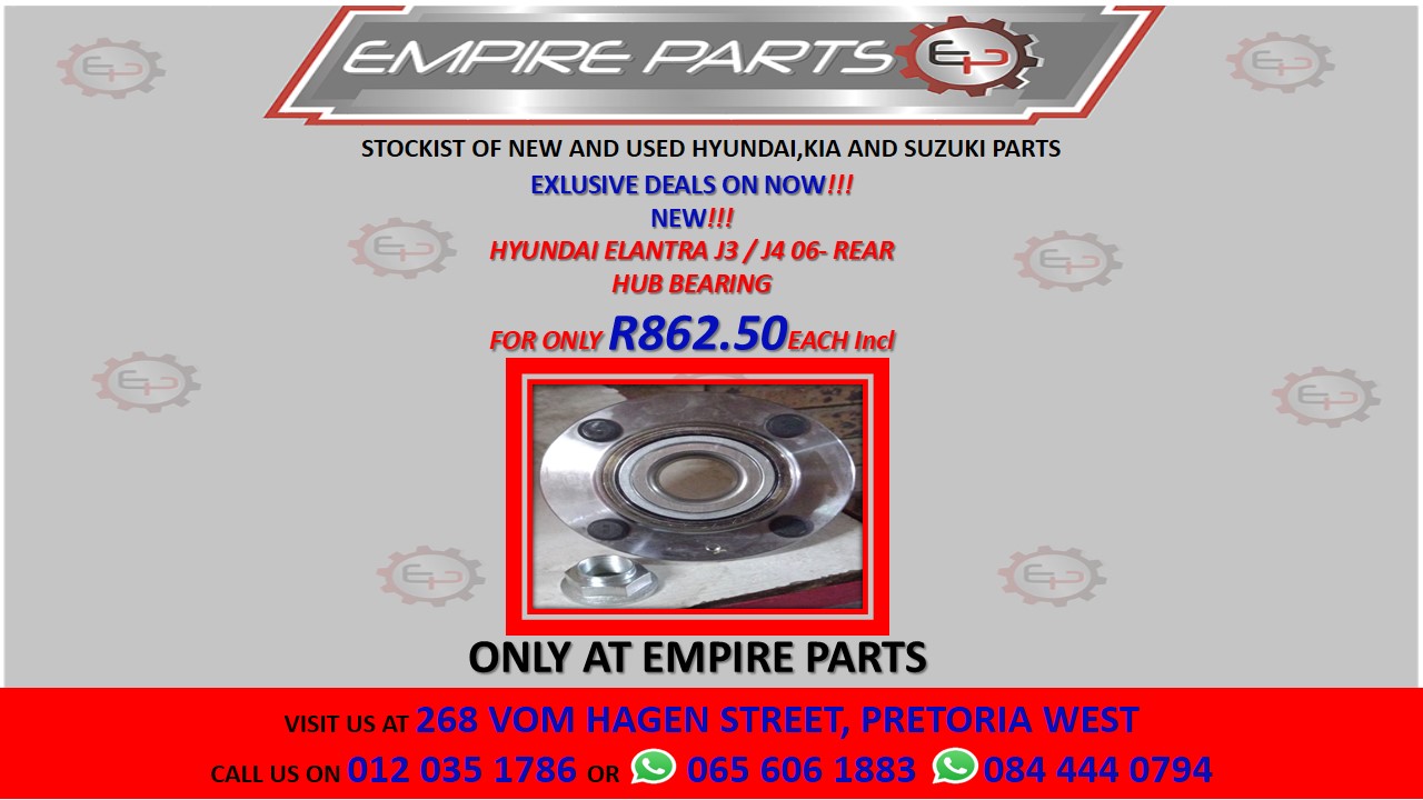 HYUNDAI ELANTRA J3 / J4 06- REAR HUB BEARING - Private Seller HYUNDAI ELANTRA J3 / J4 06- REAR HUB BEARING - Private Seller