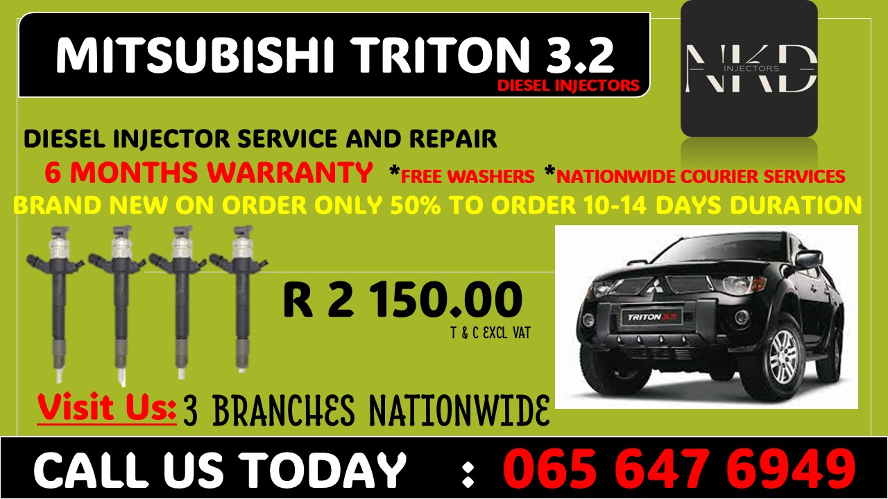 MITSUBISHI TRITON 3.2 DIESEL INJECTORS - Private Seller MITSUBISHI TRITON 3.2 DIESEL INJECTORS - Private Seller