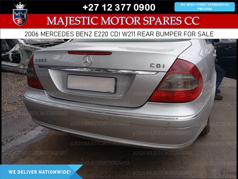 For Sale: Used Rear Bumper for 2006 Mercedes-Benz E220 CDI W211 - Private Seller For Sale: Used Rear Bumper for 2006 Mercedes-Benz E220 CDI W211 - Private Seller