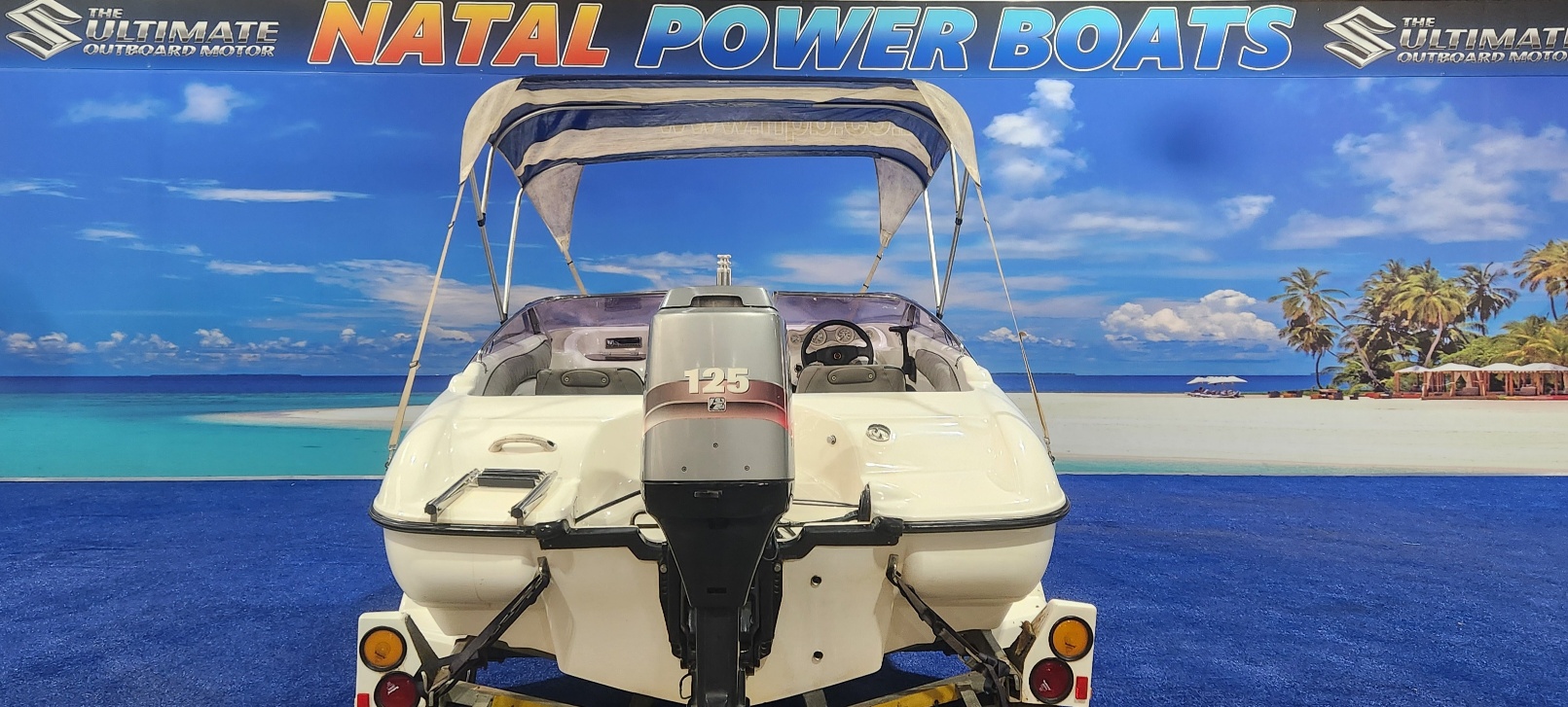 VIKING VELOCITY 16 FT ON TRAILER 125 HP MARINER TRIM AND TILT