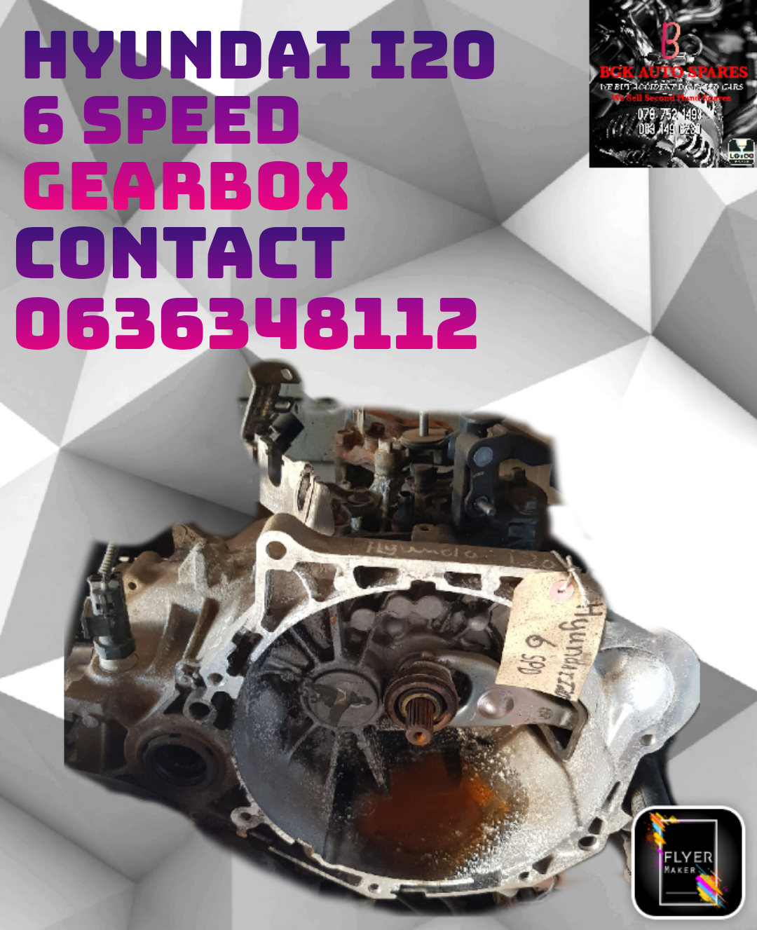 Hyundai I20 6 speed gearbox Junk Mail