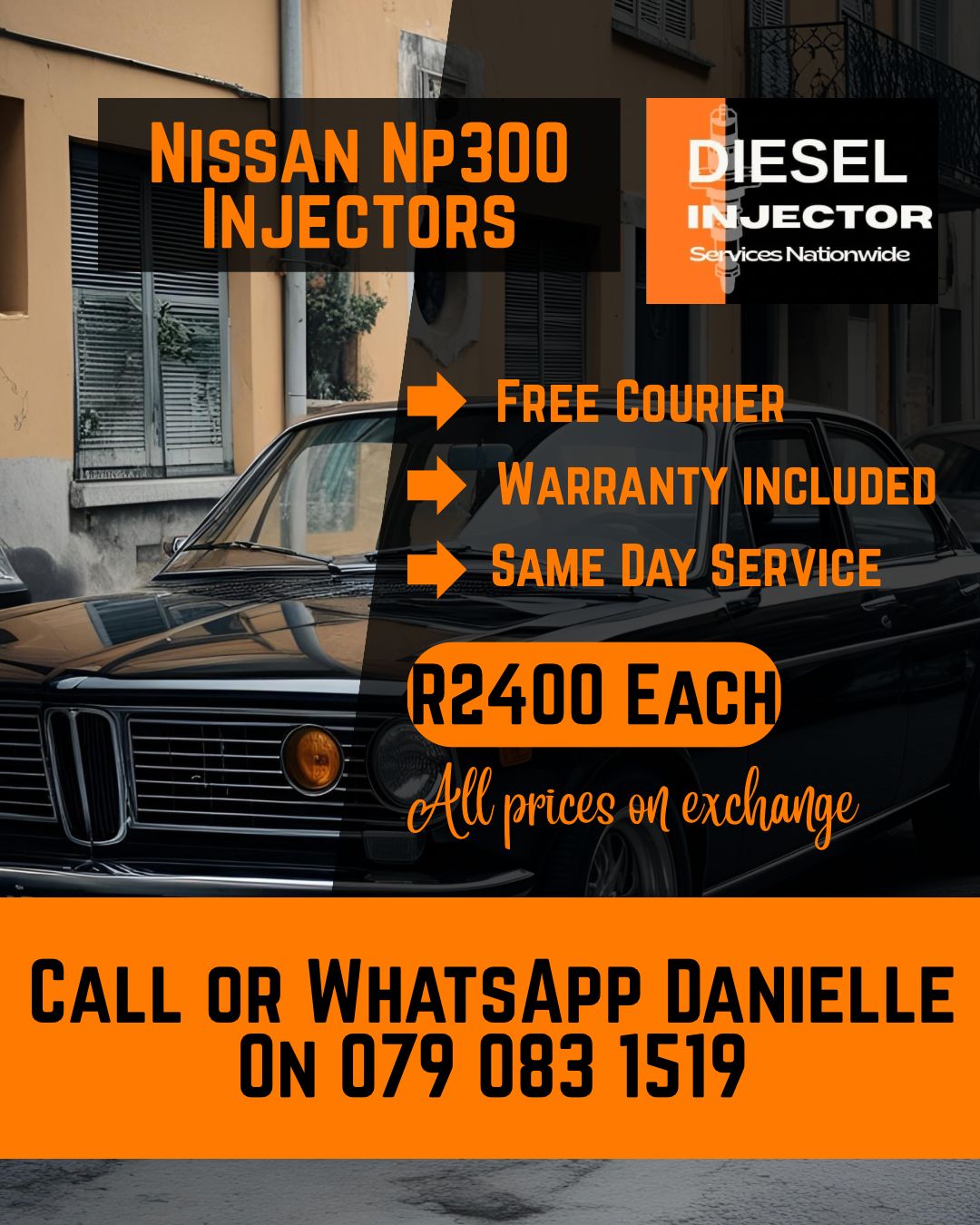 NISSAN NP300 INJECTORS FOR SALE WITH WARRANTY INCLUDED - Private Seller NISSAN NP300 INJECTORS FOR SALE WITH WARRANTY INCLUDED - Private Seller