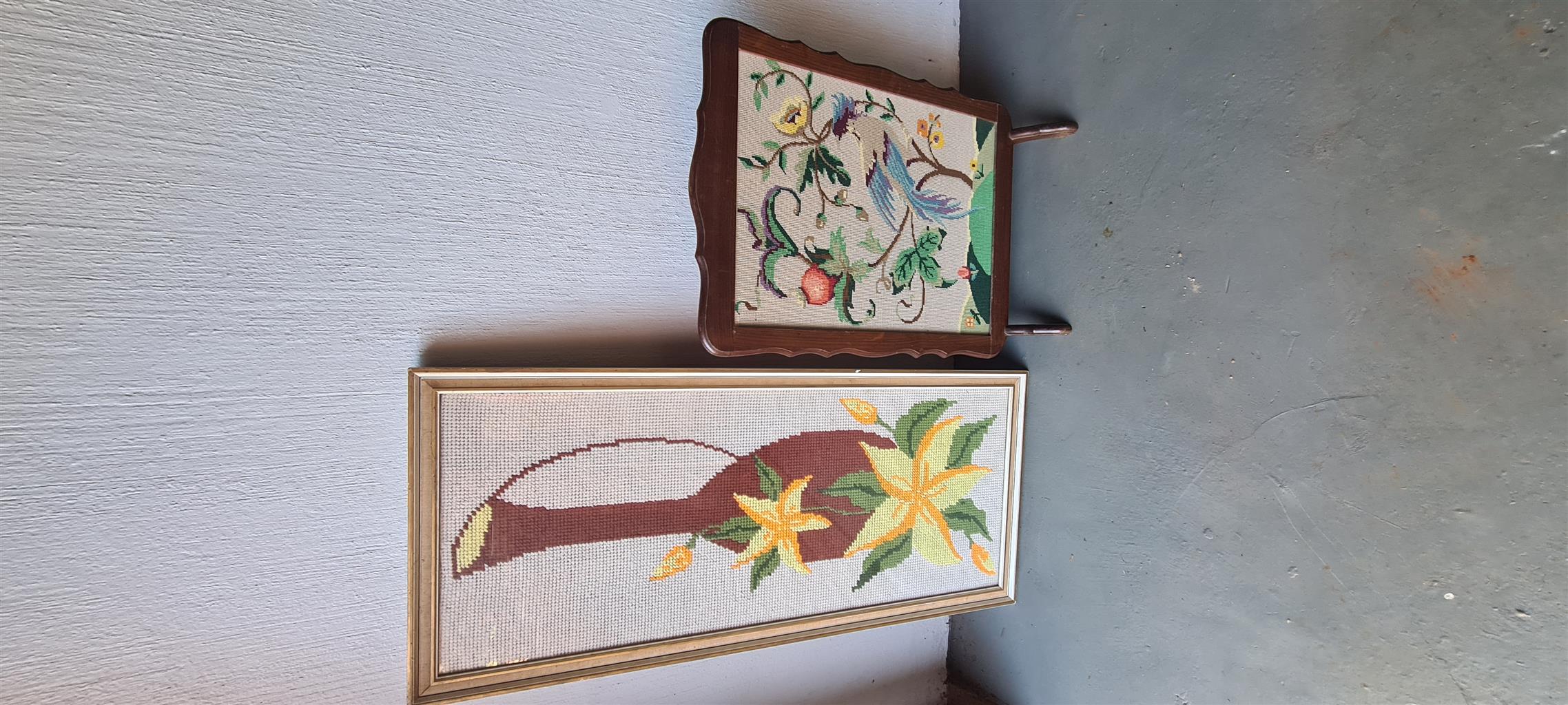 Antique tapeserie set