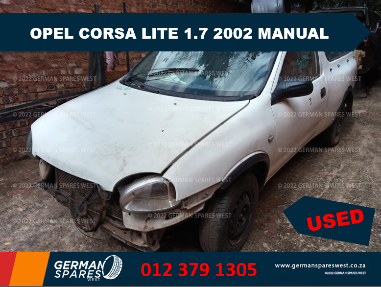 2002 OPEL CORSA LITE MANUAL STRIPPING FOR SPARES • New and used Opel and Chev - Private Seller 2002 OPEL CORSA LITE MANUAL STRIPPING FOR SPARES • New and used Opel and Chev - Private Seller