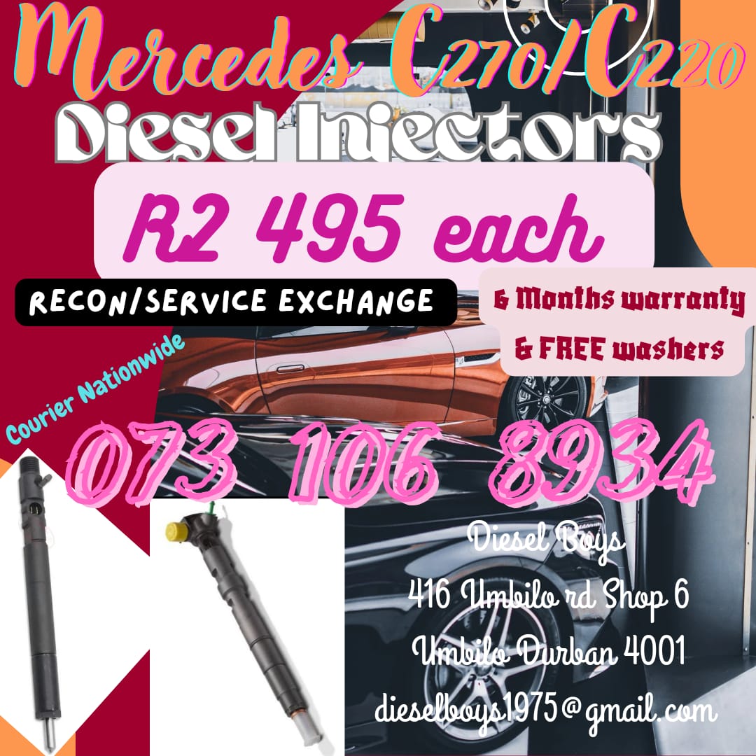 Mercedes C270 Delphi DIESEL INJECTORS - Private Seller