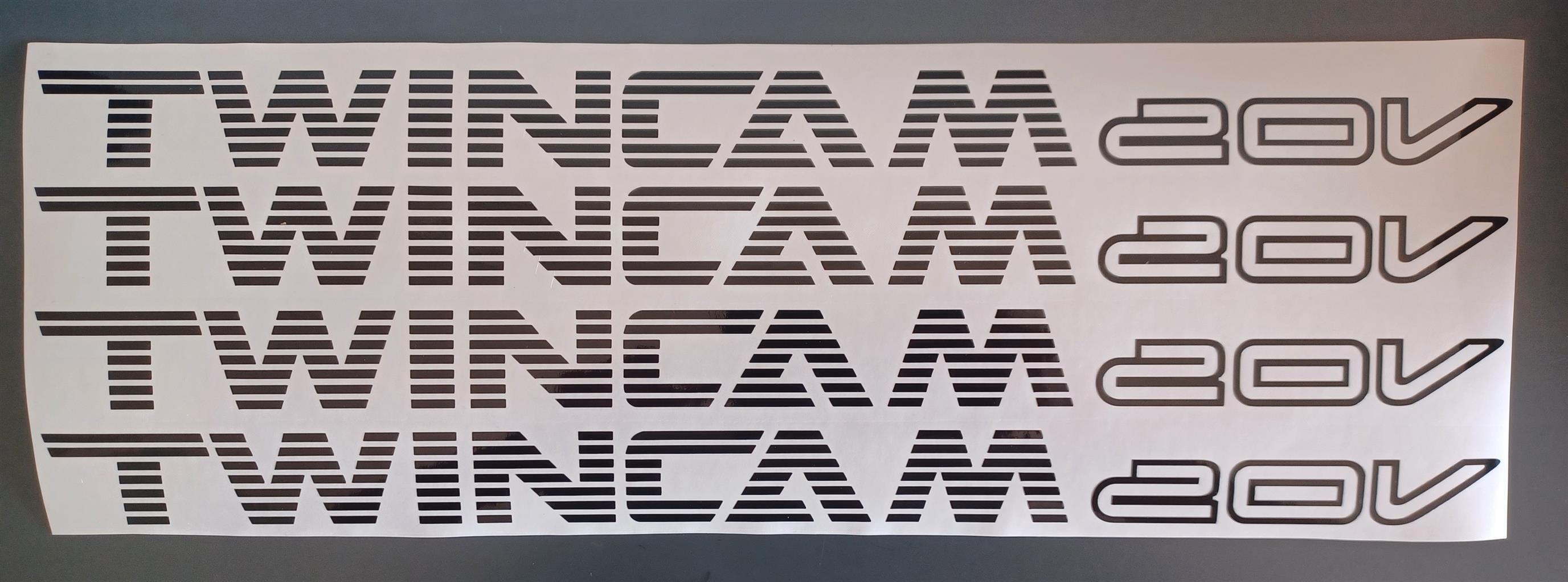 Toyota Twincam 20v stickers decals vinyl graphics - Private Seller