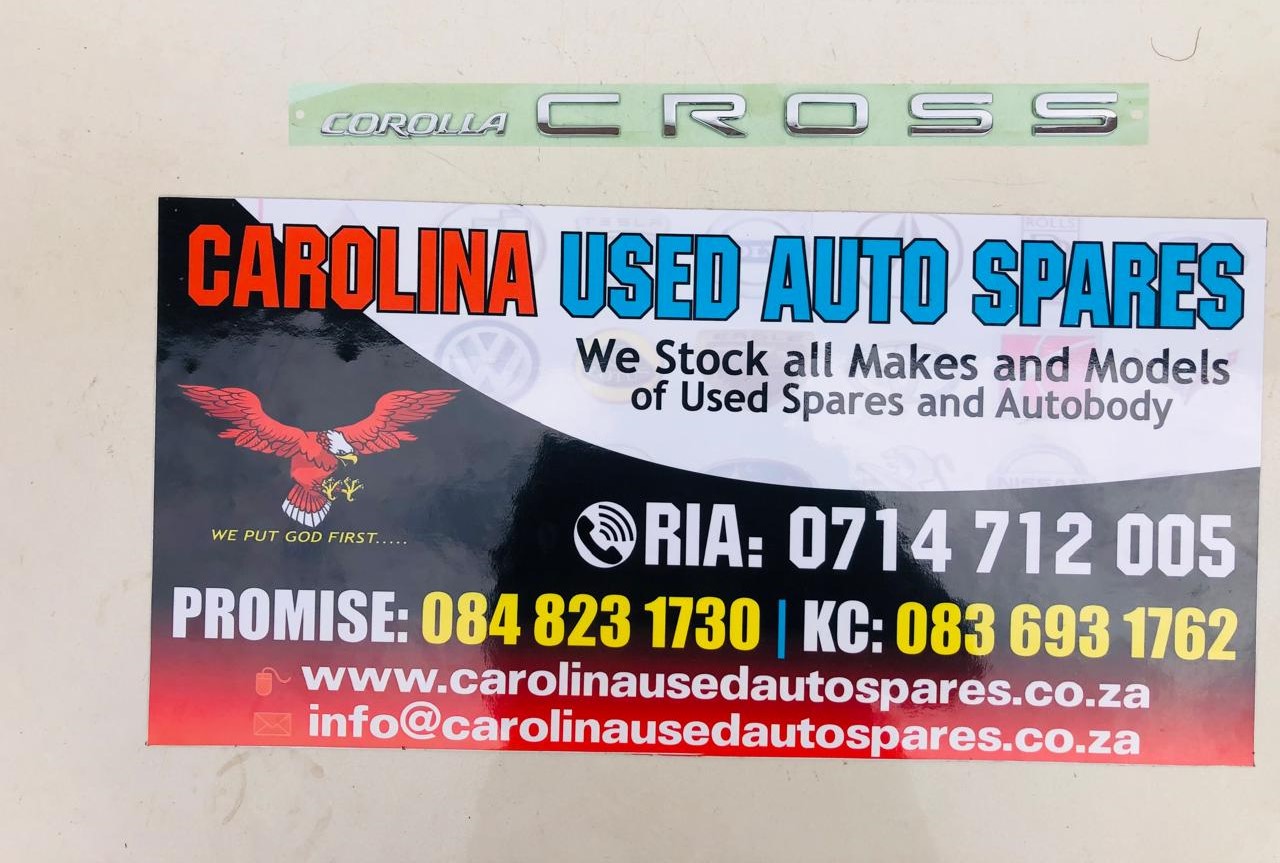 Toyota Corolla cross tailgate emblem - Private Seller Toyota Corolla cross tailgate emblem - Private Seller
