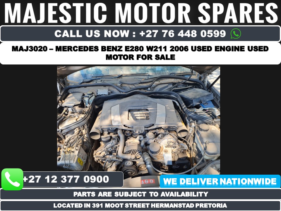 2006 Mercedes benz E280 W211 used engine for sale - Private Seller 2006 Mercedes benz E280 W211 used engine for sale - Private Seller