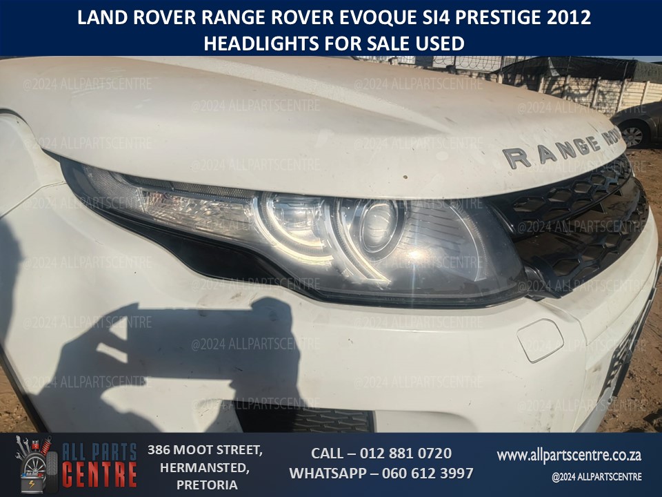 Si4 Evoque headlamps for sale used - Private Seller Si4 Evoque headlamps for sale used - Private Seller