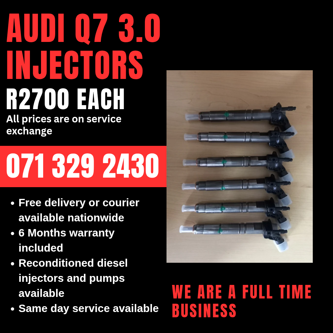 AUDI Q7 3.0 INJECTORS FOR SALE WITH WARRANTY - Private Seller AUDI Q7 3.0 INJECTORS FOR SALE WITH WARRANTY - Private Seller