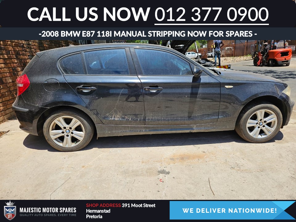 BMW E87 118i 2008 manual stripping spares parts for sale