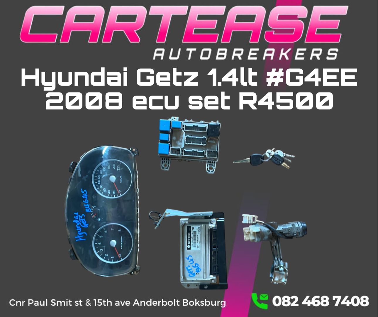 2008 HYUNDAI GETZ 1.4LT #G4FE ECU SET - Private Seller