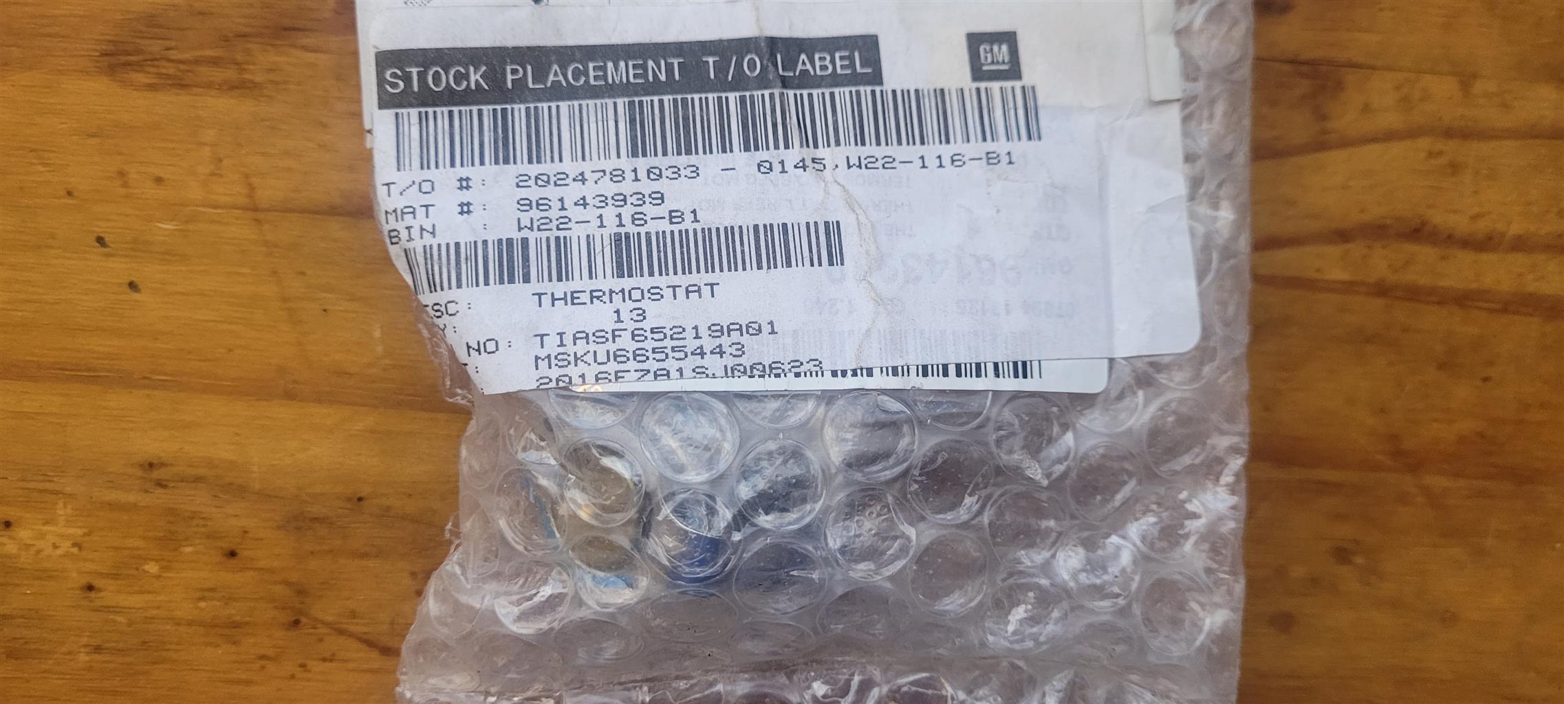 Thermostat for chev aveo for sale - Private Seller