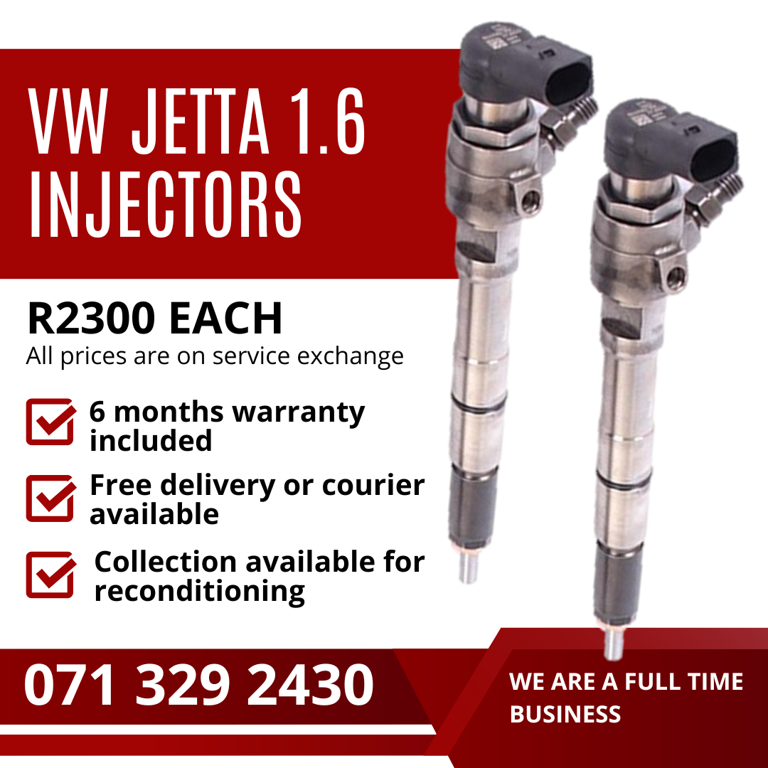 VW JETTA 1.6 DIESEL INJECTORS FOR SALE WITH WARRANTY - Private Seller VW JETTA 1.6 DIESEL INJECTORS FOR SALE WITH WARRANTY - Private Seller