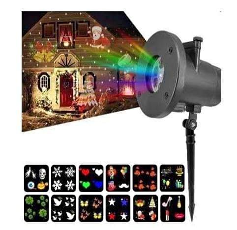 Outdoor Indoor Garden Snowflake   Projection Laser Light R Outdoor Indoor Garden Snowflake   Projection Laser Light R