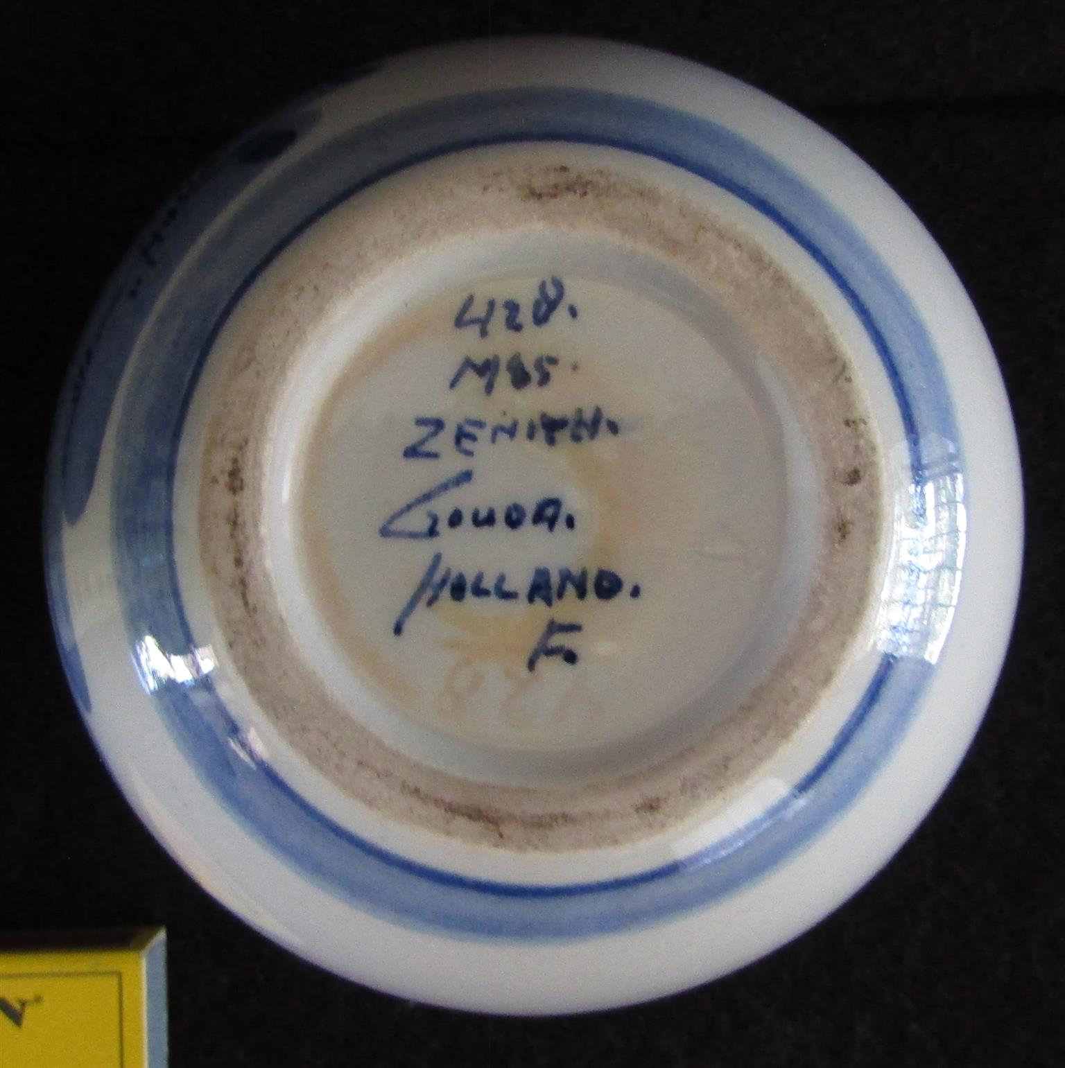 Fine Porcelain Dutch Pitcher and Bowl