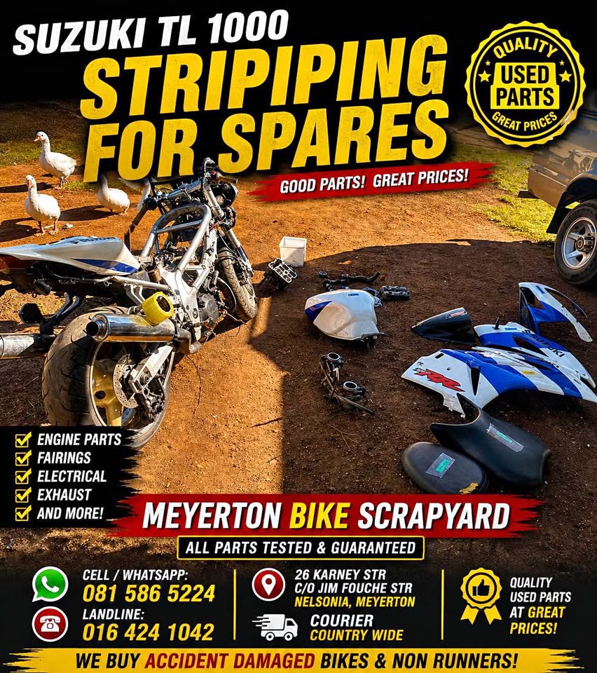 Suzuki TL 1000 Stripping for spares. - Private Seller Suzuki TL 1000 Stripping for spares. - Private Seller