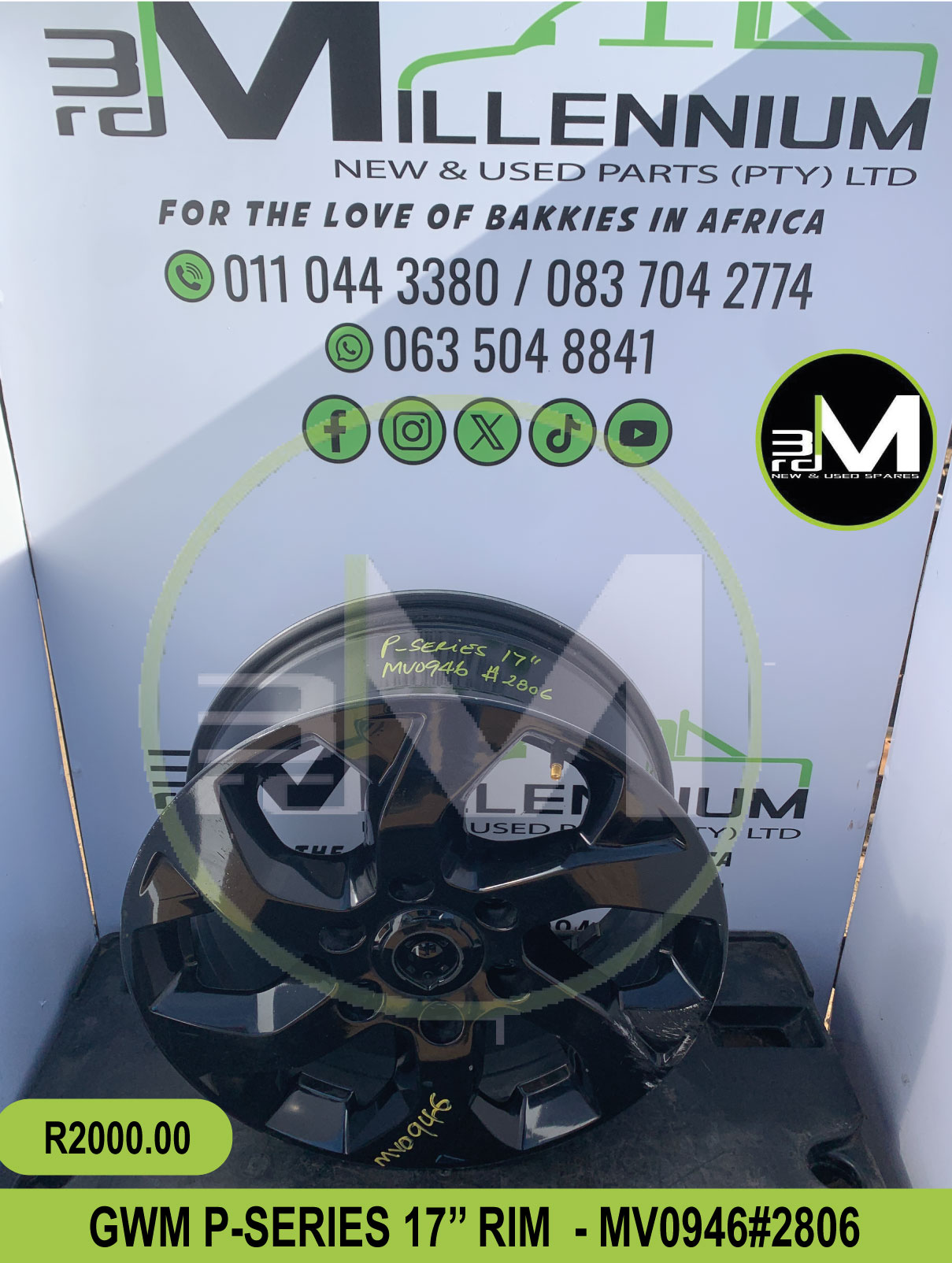 17'' RIM - GWM P-SERIES - Private Seller 17'' RIM - GWM P-SERIES - Private Seller