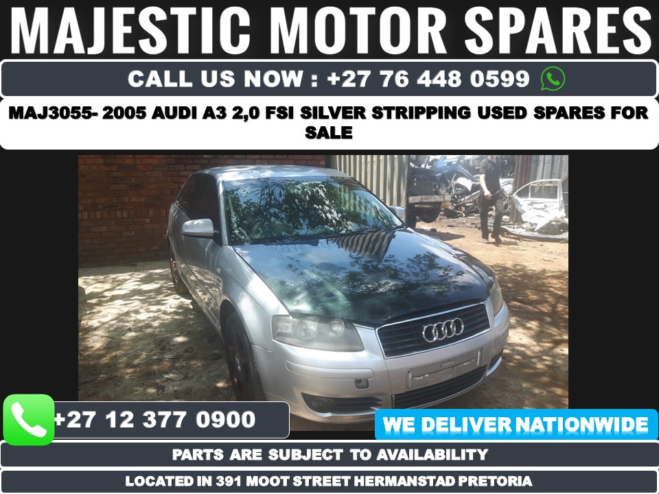 2005 Audi A3 2.0 FSI – Silver in colour  for sale 2005 Audi A3 2.0 FSI – Silver in colour  for sale