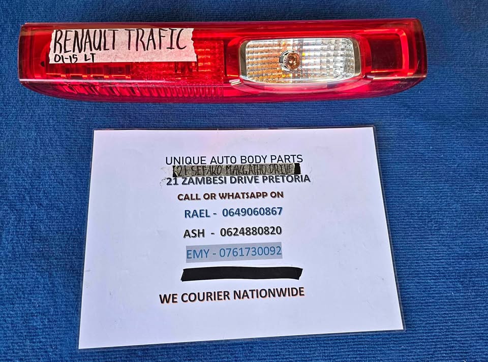 Renault Trafic Prefacelift Left Tail Light & Renault Kangoo Left Tail Light - Private Seller