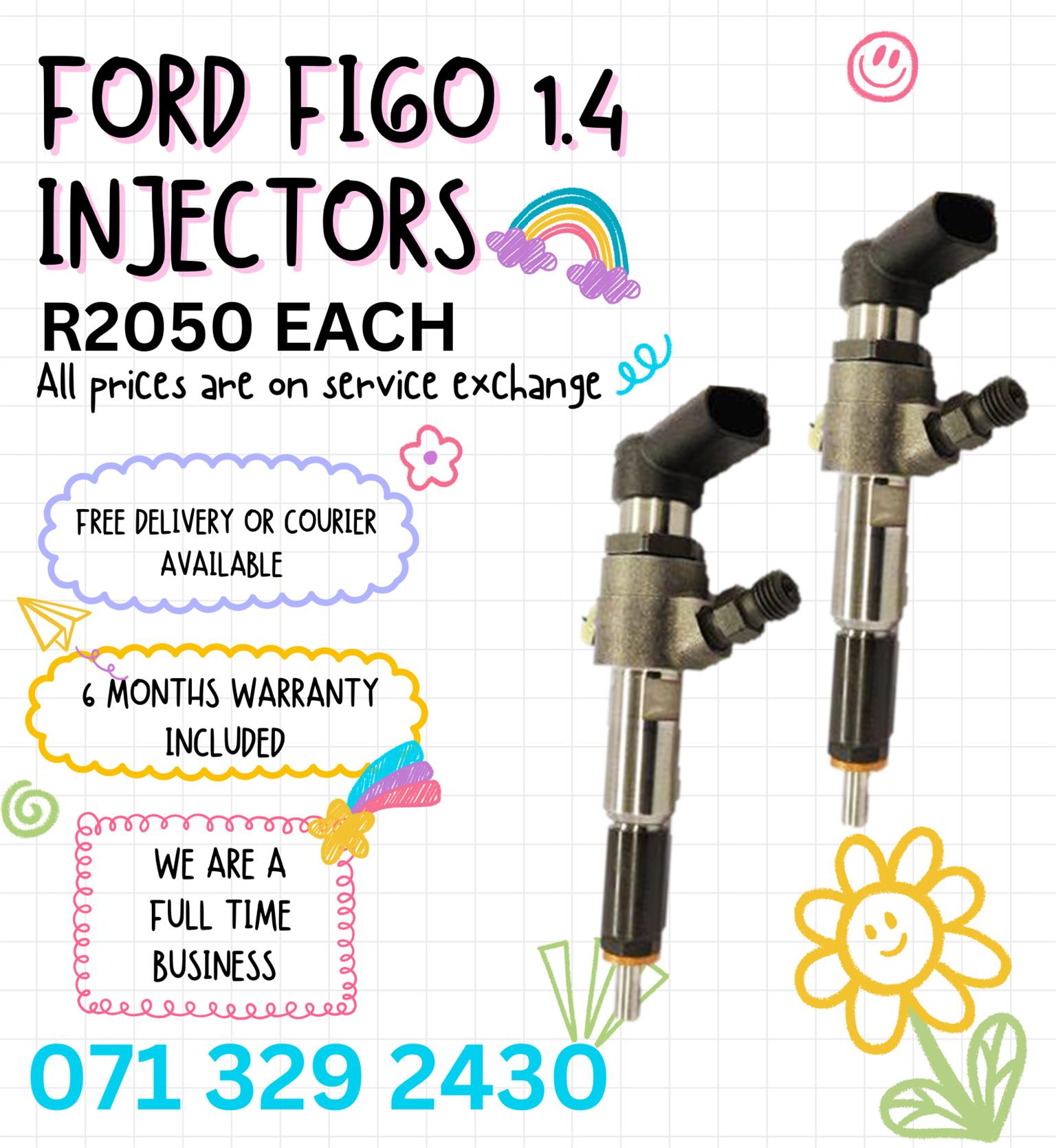 FORD FIGO 1.4 INJECTORS FOR SALE WITH WARRANTY - Private Seller FORD FIGO 1.4 INJECTORS FOR SALE WITH WARRANTY - Private Seller