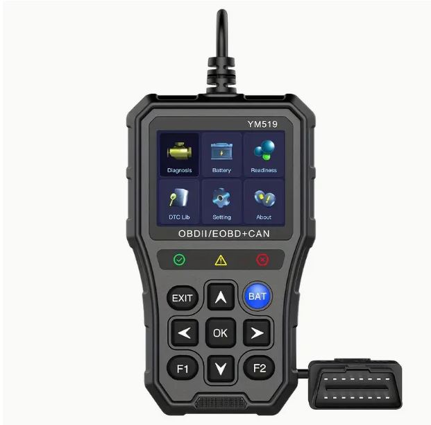 YM519 Fault Code Scanner OBD2 Diagnostic Tool Code Reader Check Engine System Ba