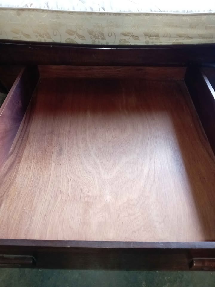 Vintage Double Bed with huge drawer