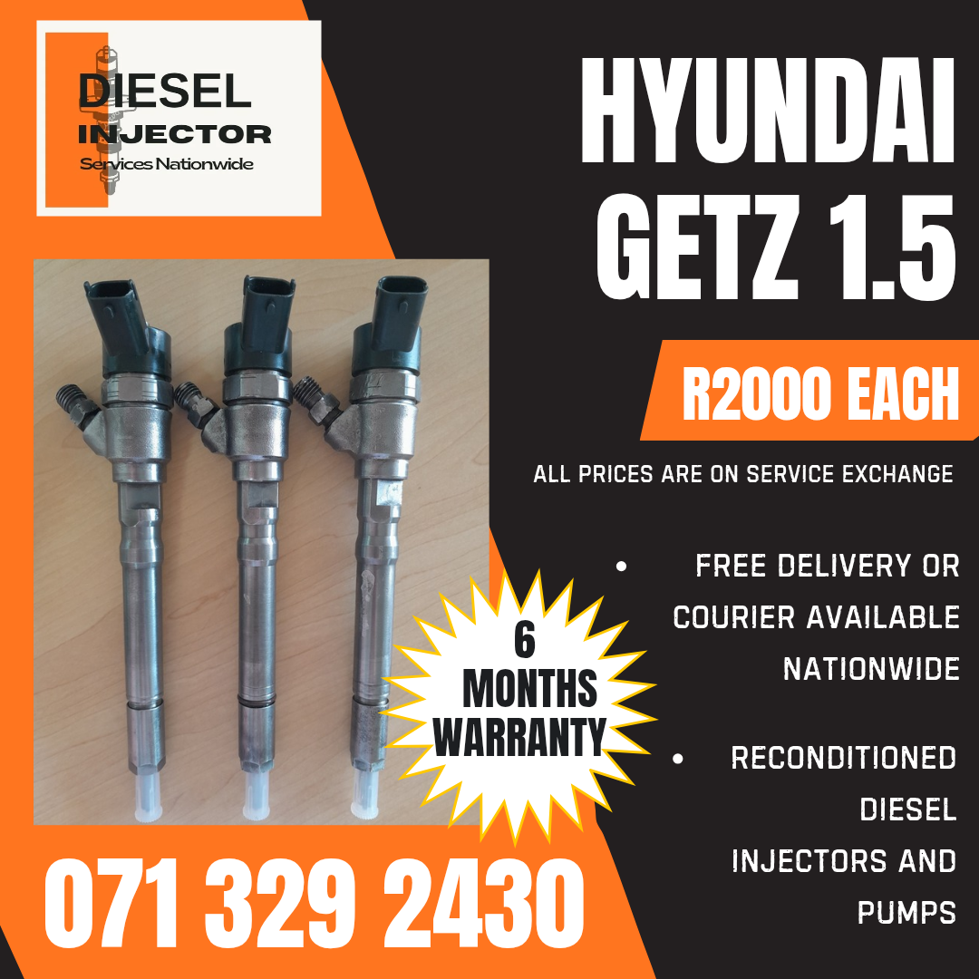 HYUNDAI GETZ 1.5 INJECTORS FOR SALE WITH WARRANTY - Private Seller HYUNDAI GETZ 1.5 INJECTORS FOR SALE WITH WARRANTY - Private Seller
