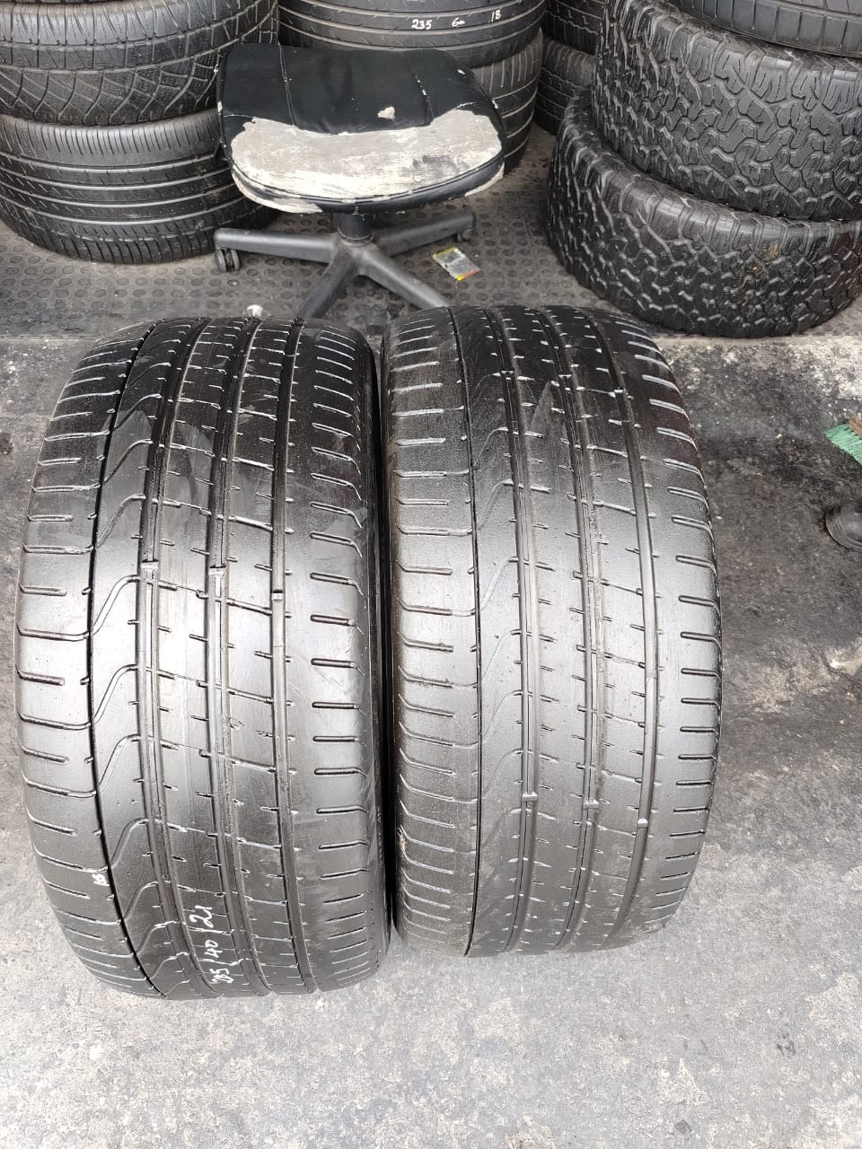 285/40/21 x 2 Pirelli pzerro tyres. - Private Seller