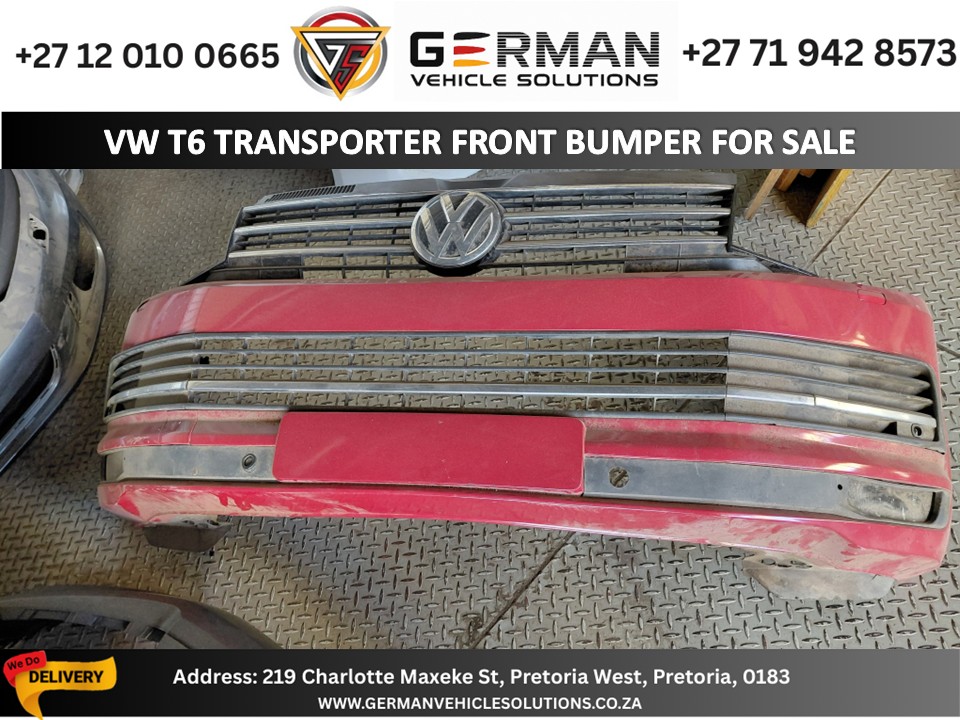 VW t6 transporter front bumper second hand for sale