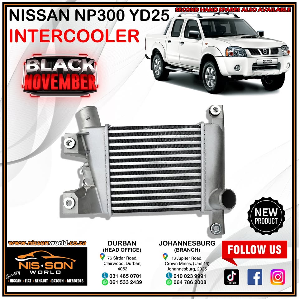 NISSAN NP300 YD25 INTERCOOLER - Private Seller NISSAN NP300 YD25 INTERCOOLER - Private Seller