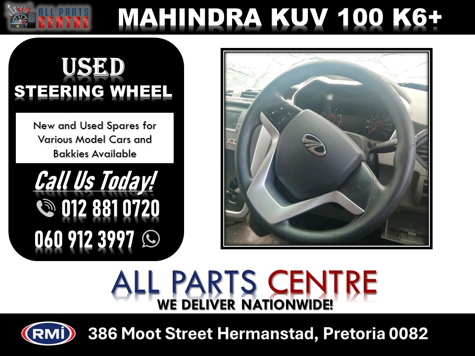 Mahindra Kuv 100 K6+ Used Steering Wheel for Sale - Private Seller