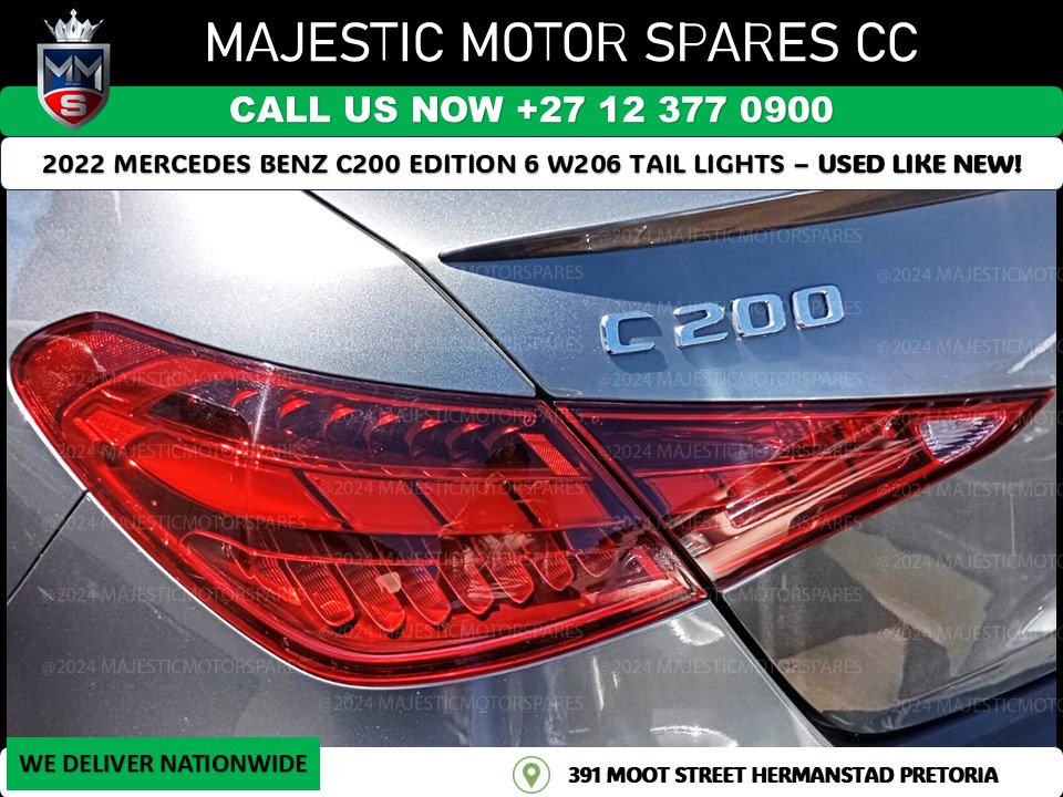FOR SALE: Mercedes-Benz C200 Edition 6 W206 Tail Lights (2022) – Used - Private Seller FOR SALE: Mercedes-Benz C200 Edition 6 W206 Tail Lights (2022) – Used - Private Seller