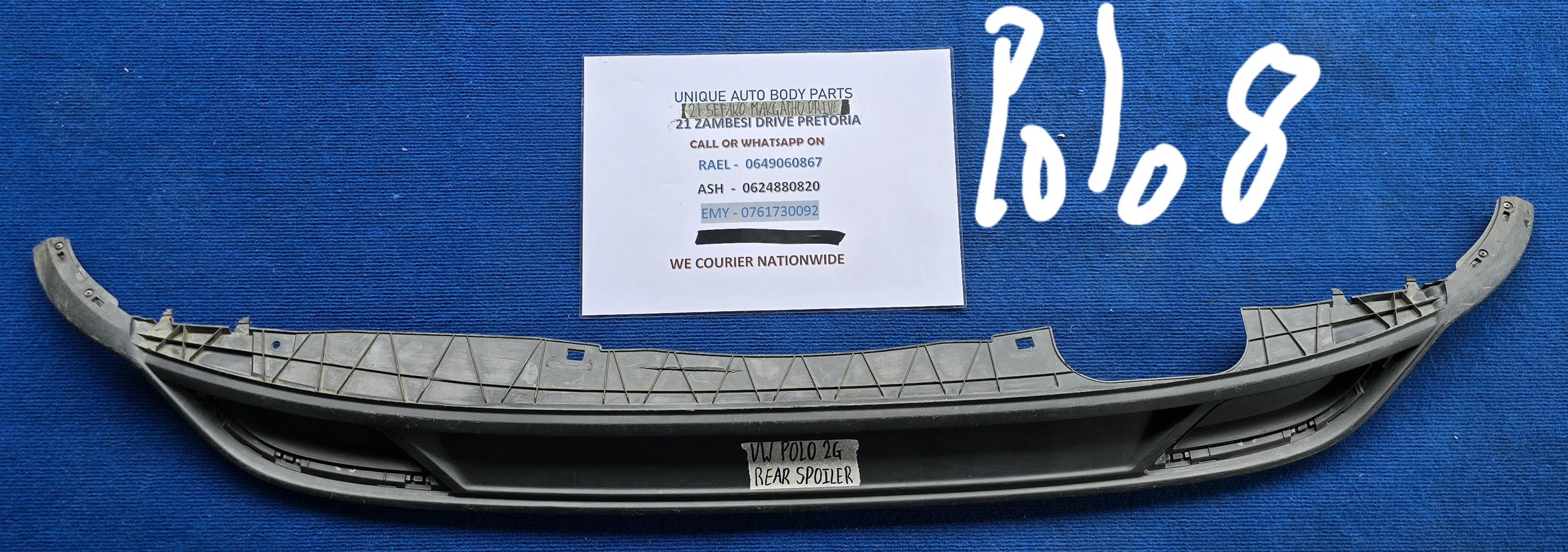 Rear Spoiler for VW Polo 8 (Quality and Geniune Product) Original Spare Rear Spoiler for VW Polo 8 (Quality and Geniune Product) Original Spare