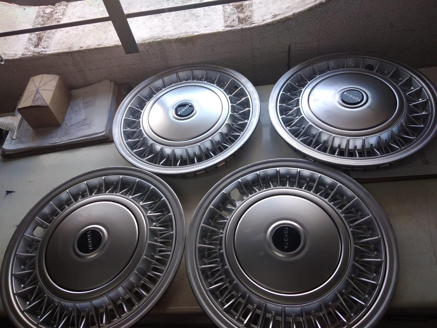 Toyota 87 14inch Panikis Stainless Steel Wheel Cap Set | Junk Mail ...