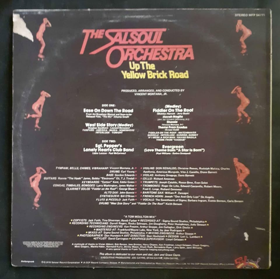 The Salsoul Orchestra - Up The Yellow Brick Road LP Record