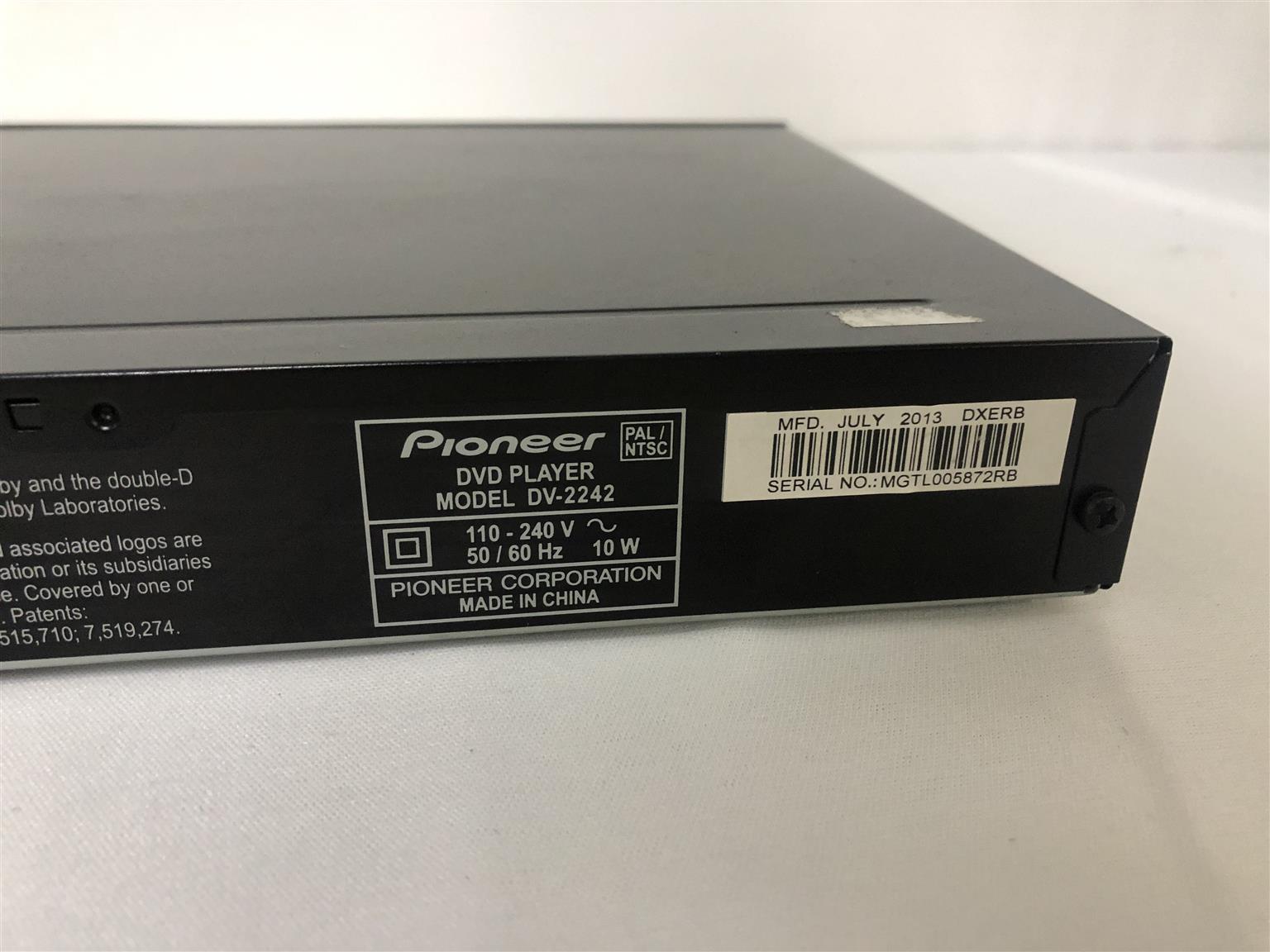 DVD Player Pioneer DV-2242 - C033056587-1
