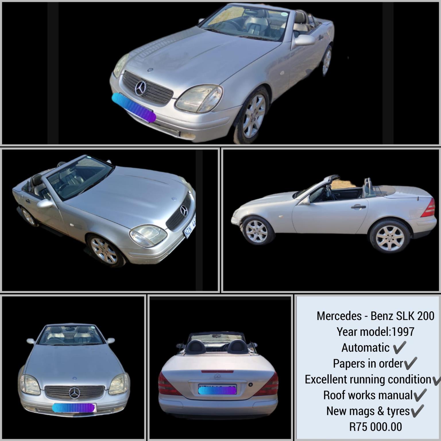 Used 1997 Mercedes-Benz SLK SLK200 auto - Private Seller Used 1997 Mercedes-Benz SLK SLK200 auto - Private Seller