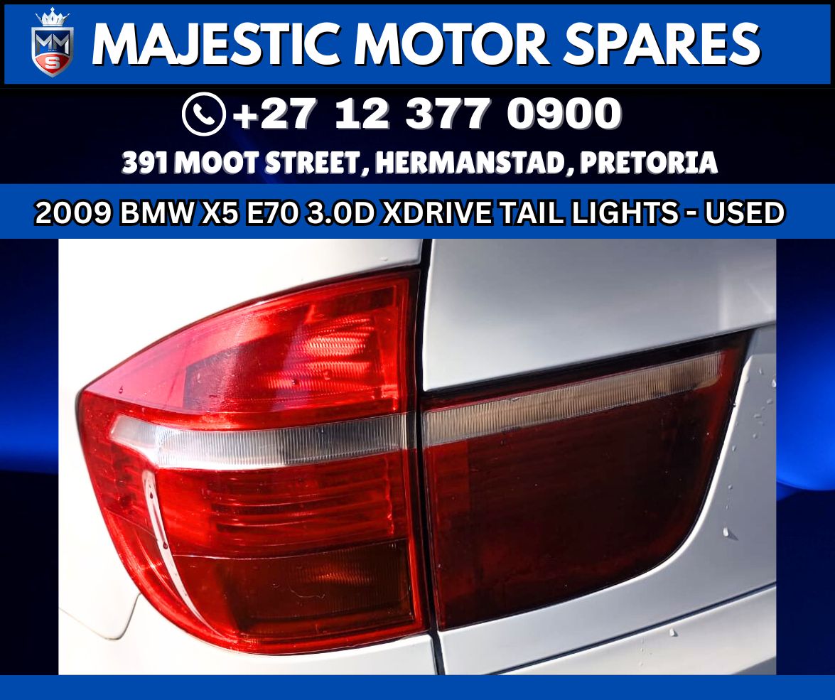 2009 BMW X5 E70 3.0D XDrive – Used Tail Lights for Sale - Private Seller 2009 BMW X5 E70 3.0D XDrive – Used Tail Lights for Sale - Private Seller