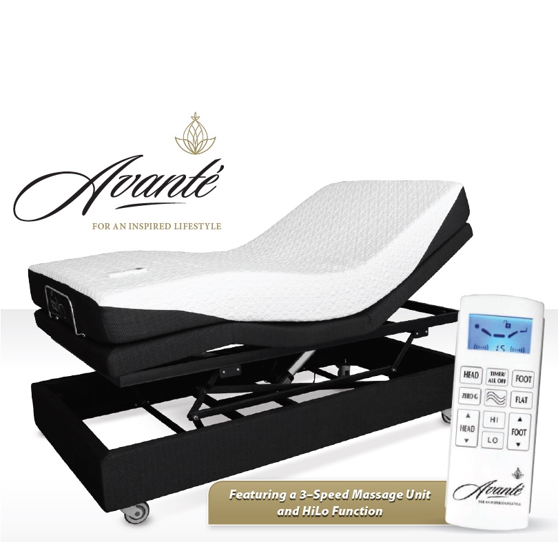 Electric Adjustable Bed - SmartFlex 3 - with massage function, FREE DELIVERY. While Stocks Last