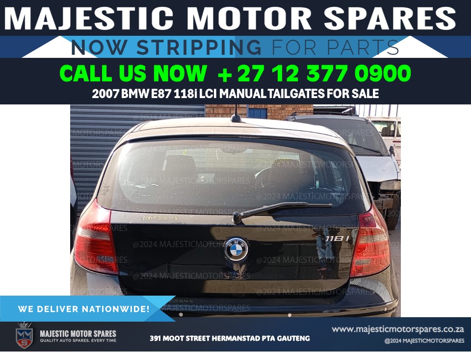 2007 BMW 118i E87 LCI Manual Vehicle Tailgate Complete for Sale - Private Seller